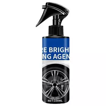 Спрей для чистки шин 100 мл, средство для покрытия шин, блеск для автомобильных шин, очиститель для автомобильных шин, длительная защита CHINA