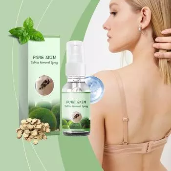 Спрей для чистки татуировок Мягкое очищение, восстановление, увлажнение, осветление кожи тела Средство для чистки татуировок(30мл)