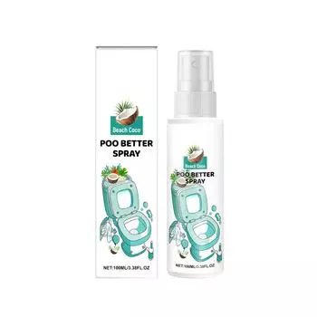 Спрей для чистки туалета, Освежающий и чистый туалет, Долговечный, Портативный уход для туалетов дома и в отеле 100 мл One Size