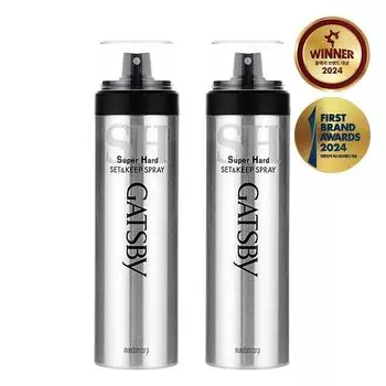 Спрей для фиксации и фиксации Gatsby Super Hard 263 мл+263 мл