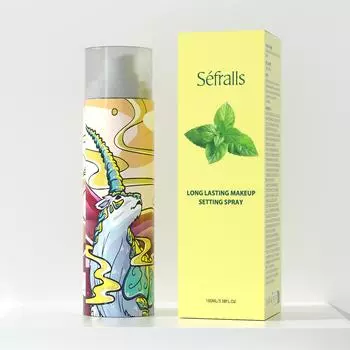 Спрей для фиксации макияжа Sfralls Long Lasting Makeup Fixing Spray 100 мл Можно использовать до и после макияжа, с легкой фиксирующей жидкостью, которая освежает прозрачный