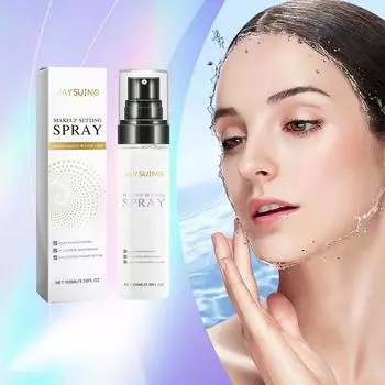 Спрей для фиксации макияжа, увлажняющий и питательный на долгое время, фиксирующий макияж и придающий естественный блеск