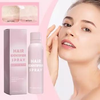 Спрей для идентификации волос при бритье на лице, спрей для микродермабразии кожи лица, увлажняющий спрей для ухода за кожей для микродермабразии, 100 мл белый