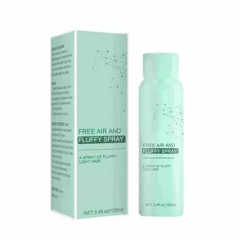 Спрей для контроля жирности волос, спрей для придания объема, спрей для сухих волос, ленивый спрей для контроля жирности волос, подходит для всех типов волос, 100 мл белый