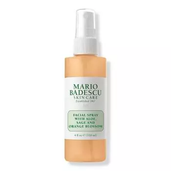 Спрей для лица Mario Badescu с алоэ, шалфеем и апельсиновым цветом, 4,0 унции
