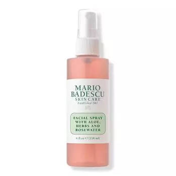 Спрей для лица Mario Badescu с травами алоэ и розовой водой, 4,0 унции
