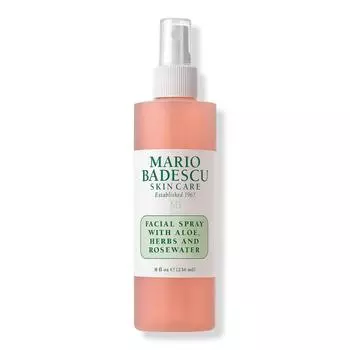 Спрей для лица Mario Badescu с травами алоэ и розовой водой, 8,0 унций
