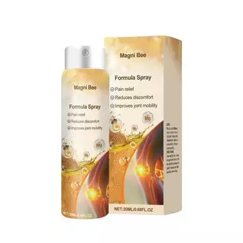 Спрей для облегчения боли в суставах уменьшает отечность и боль в суставах, спрей для расслабления тела и ухода за кожей, 20 мл One Size оранжевый