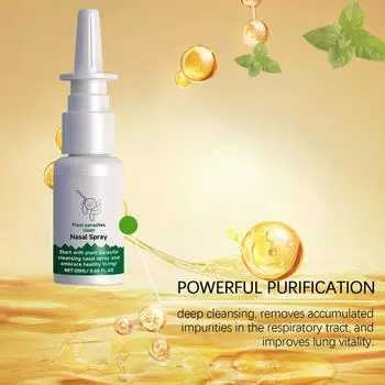 Спрей для очистки носа Мягко очищает носовую полость и в носовой полости, сохраняя носовую полость свободной и чистой 20 мл One Size белый