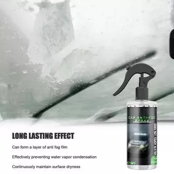Спрей для окон автомобиля Anti Fog, эффективное средство против запотевания, быстрое многофункциональное средство для улучшения видимости во время вождения, 150 мл