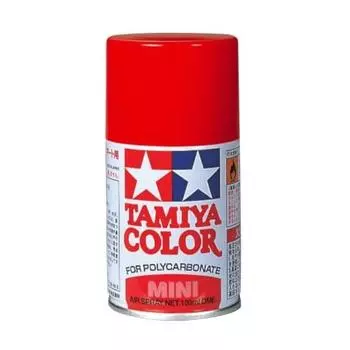 Спрей для поликарбоната Tamiya PS-60, яркая слюдяно-красная модельная краска 86060