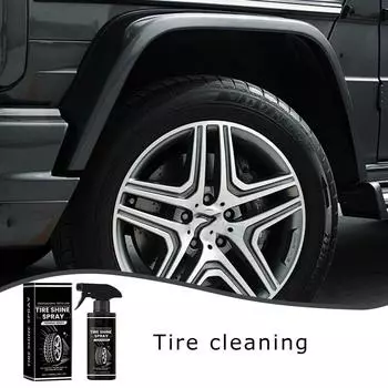 Спрей для полировки автомобильных колес, спрей для блеска шин 120 мл, спрей для чистки колес, спрей для автомобильных шин для глянцевого вида CHINA