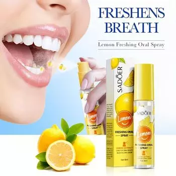 Спрей для полости рта Oral Fresh Spray 18 мл Освежитель полости рта Лечение запаха изо рта Уход за полостью рта Ароматизатор Плохой личи Устранение стойкого запаха изо рта Лимонное дыхание 18ml