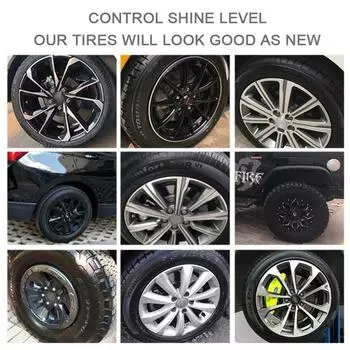Спрей для придания блеска автошинам Очистка шин для автомобильных колес Восстановление полировки шин Вощение автомобиля Полироль для шин Техническое обслуживание шин Спрей для придания блеска шинам Очиститель