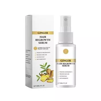 Спрей для роста волосСпрей для роста волосАктивирует волосяные фолликулы, чтобы предотвратить выпадение волос, улучшает циркуляцию крови в коже головы, растительные ингредиенты, мягкий, 30 мл One Size