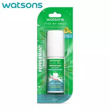 Спрей для рта Watsons с перечной мятой 15 мл. 15 ml.