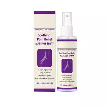 Спрей для снятия боли и массажа, успокаивающий дискомфорт в суставах, активирующий массажный спрей, спрей для снятия боли в коленных суставах, 100 мл, One Size