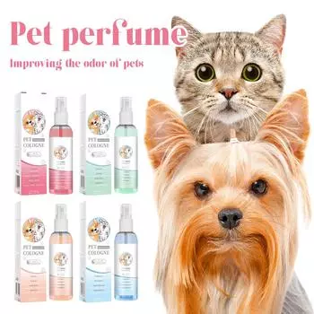 Спрей для собак и кошек, кондиционер и запах, духи для удаления запаха собаки, духи для удаления запаха кошки для всех типов шерсти, 100 мл/3,4 унции One Size