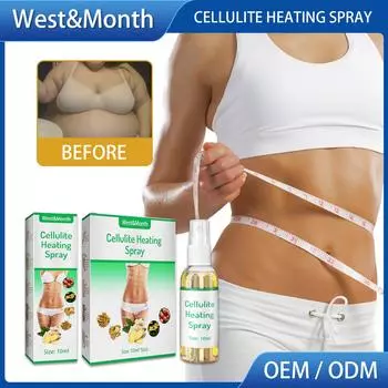 Спрей для сжигания жира West&Month. Устраняет целлюлит. Эластичность кожи. Разрушает жир. Массаж. Улучшает сжигание кожи. Спрей для похудения. Потеря веса. 10 мл. 10ml