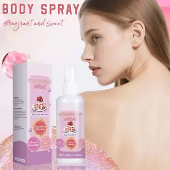 Спрей для тела Sweet Milk, увлажняющий спрей, питательный спрей для тела Cake Body Mist, 100 мл One Size белый