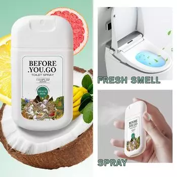 Спрей для туалета, спрей 30 мл, до 400+ применений, дезодоратор для ванной комнаты
