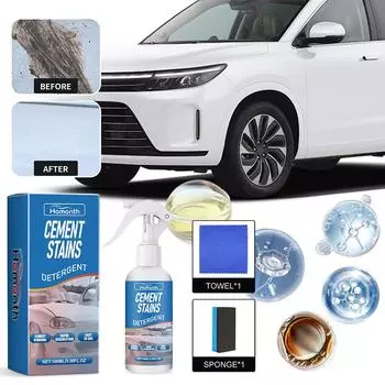 Спрей для удаления пятен с автомобиля. Быстро и эффективно удаляет пыль и отложения грязи. Подходит для экономичного чистящего средства J7G7.