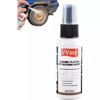 Спрей для удаления ржавчины, спрей для удаления ржавчины с металла на водной основе, мгновенное удаление ржавчины 50 мл Многофункциональное средство для удаления ржавчины с металла для большинства металлических материалов 11.5*3*3cm,50ml