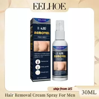 Спрей для удаления волос Быстрое удаление волос на ногах Волосы на руках Подмышки Интимные зоны Мягкий освежающий не раздражающий спрей для удаления волос 30ml Boxed