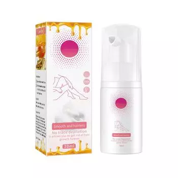 Спрей для удаления волос Мягкий спрей для удаления волос Не раздражающий увлажняющий депиляторный спрей для мужчин, женщин, ног, рук, подмышек 30 мл