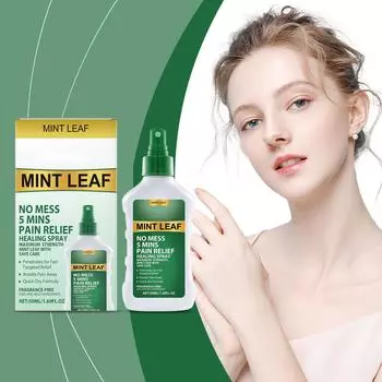 Спрей для ухода за кожей 50 мл Нежный натуральный местный спрей, подходит для послеродовых шишек и шрамов