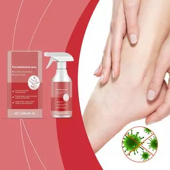 Спрей для ухода за ногами, эффективный и длительный контроль потоотделения, освежающий спрей для ног спортсмена, 120 мл One Size