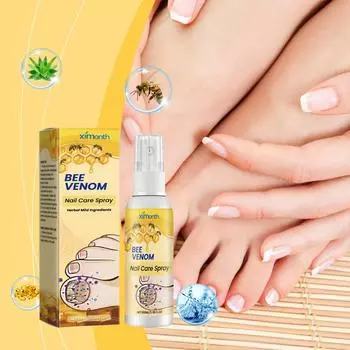 Спрей для ухода за ногтями Bee для гладких, сильных и чистых ногтей 100 мл One Size