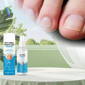 Спрей для ухода за ногтями, Уход за ногтями, Жидкость для ногтей на ногах, Крем для утолщения мягких ногтей, Специальное средство для осветления лака для ногтей, Уход за грануляциями вросшего ногтя, 100 мл One Size белый