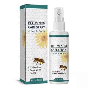 Спрей для ухода за пчелиным ядом, натуральные ингредиенты, крем с пчелиным ядом, быстро впитывающаяся эмульсия пчелиного яда для запястья, колена, локтя B