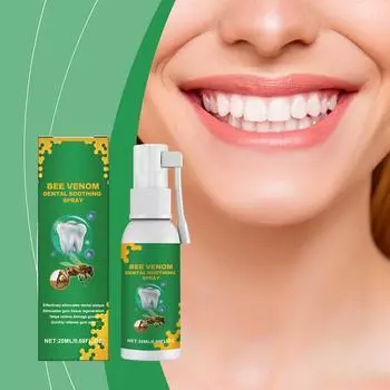 Спрей для ухода за полостью рта Bee Soothing Spray Успокаивающий спрей для полости рта Разлагает зубной налет Снимает воспаление и покраснение 20 мл One Size