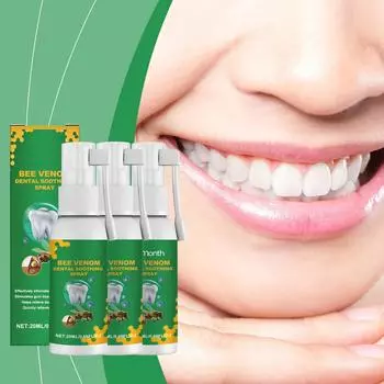 Спрей для ухода за полостью рта Bee Soothing Spray Успокаивающий спрей для полости рта разлагает налет, снимает воспаление и покраснение, 20 мл One Size