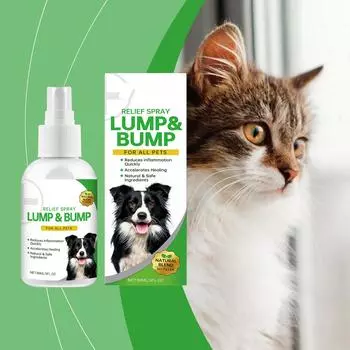 Спрей для ухода за телом домашних животных снимает дискомфорт у домашних животных с помощью мягкого спрея для ухода за телом 89 мл One Size