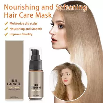 Спрей для ухода за волосами восстанавливает сухие, ломкие и вьющиеся волосы, делает их гладкими и блестящими 30 мл One Size белый