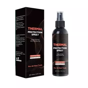 Спрей для волос Heat Spray 150 мл Perm Care Spray Frizz Smoothing Hair Spray1 шт One Size белый