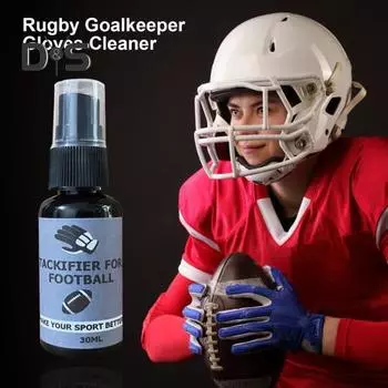 Спрей для вратарских перчаток, 30 мл, усилитель сцепления для футбольных перчаток, распылитель для повышения клейкости перчаток для регби, футбольные вратарские перчатки, липкий распылитель 30ML