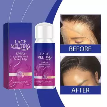 Спрей-клей для париков с кружевом, клей-спрей, клей для париков, долговечный и прочный, освежающий и не оставляющий следов, легко очищается, 100 мл. One size