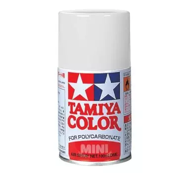 Спрей-краска для поликарбоната Tamiya, белая, модельная 86001 PS-1
