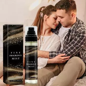 Спрей-мист для тела, увлажняет кожу, феромоны, стойкие духи, подходят для Дня святого Валентина, вечеринки, музыкального фестиваля, свидания 100 мл белый