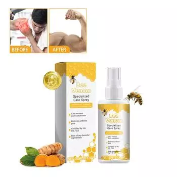 Спрей от боли в суставах Bee Venoms, эффективный массаж при болях в мышцах и суставах, 30 мл One Size