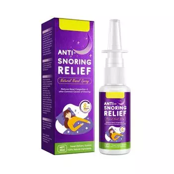 Спрей от храпа Быстродействующие капли от храпа Эффективно улучшают сон Прекращают храп Помогают открыть горло и дыхательные пути во время сна 30 мл One Size