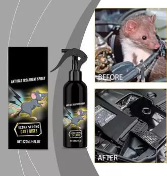 Спрей от крыс для автомобильного двигателя, чтобы крысы не проникали в двигатель автомобиля. Его мягкие ингредиенты не повреждают машину120 мл One Size