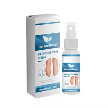 Спрей от варикозного расширения вен Васкулит, Флебит, Сосудистый отек, Лучшее лечение, Мазь, Спрей для ухода за кожей 30 мл One Size