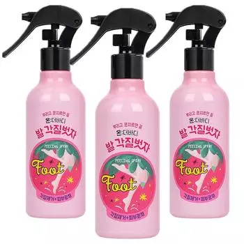 Спрей-пилинг для ног On the Body Cotton Foot Exfoliate, 1 упаковка, 3 упаковки, 240 мл