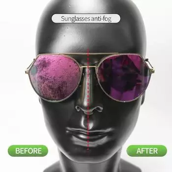 Спрей против запотевания для очков, предотвращение запотевания очков, бытовая электроника, 50 мл, набор для очистки очков VR от запотевания белый