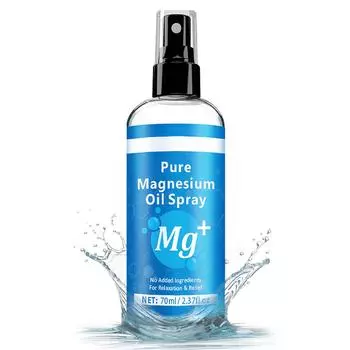 Спрей с магниевым маслом 70 мл. Спрей для тела с магнием для расслабления мышц One Size